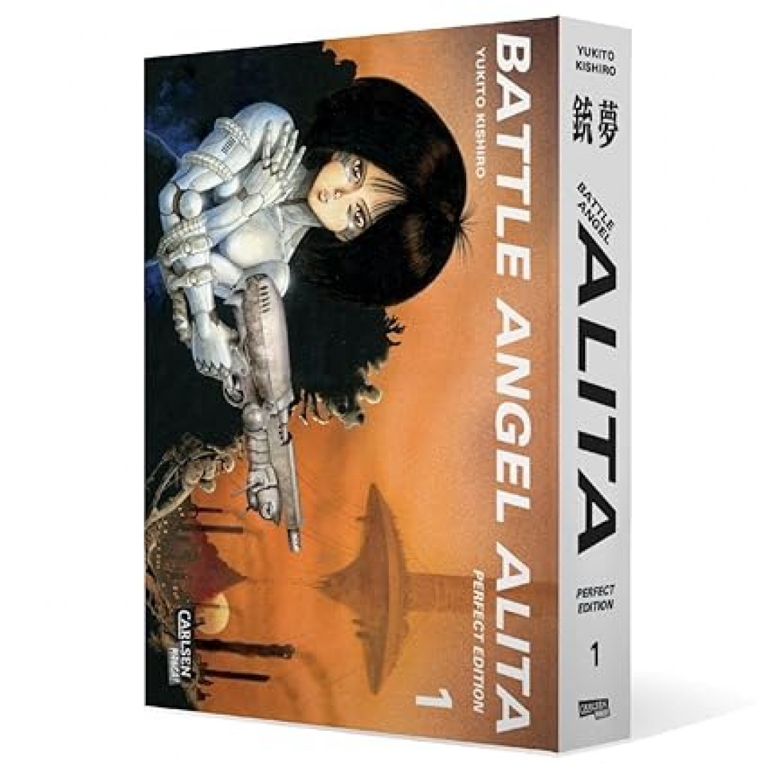 Battle Angel Alita - Perfect Edition 1: Neuausgabe der verfilmten Science-Fiction-Manga-Serie über einen weiblichen Cyborg - mit Farbseiten und Zusatzmaterial Battle Angel Alita - Perfect Edition 1: Neuausgabe der verfilmten Science-Fiction-Manga-Serie über einen weiblichen Cyborg - mit Farbseiten und Zusatzmaterial