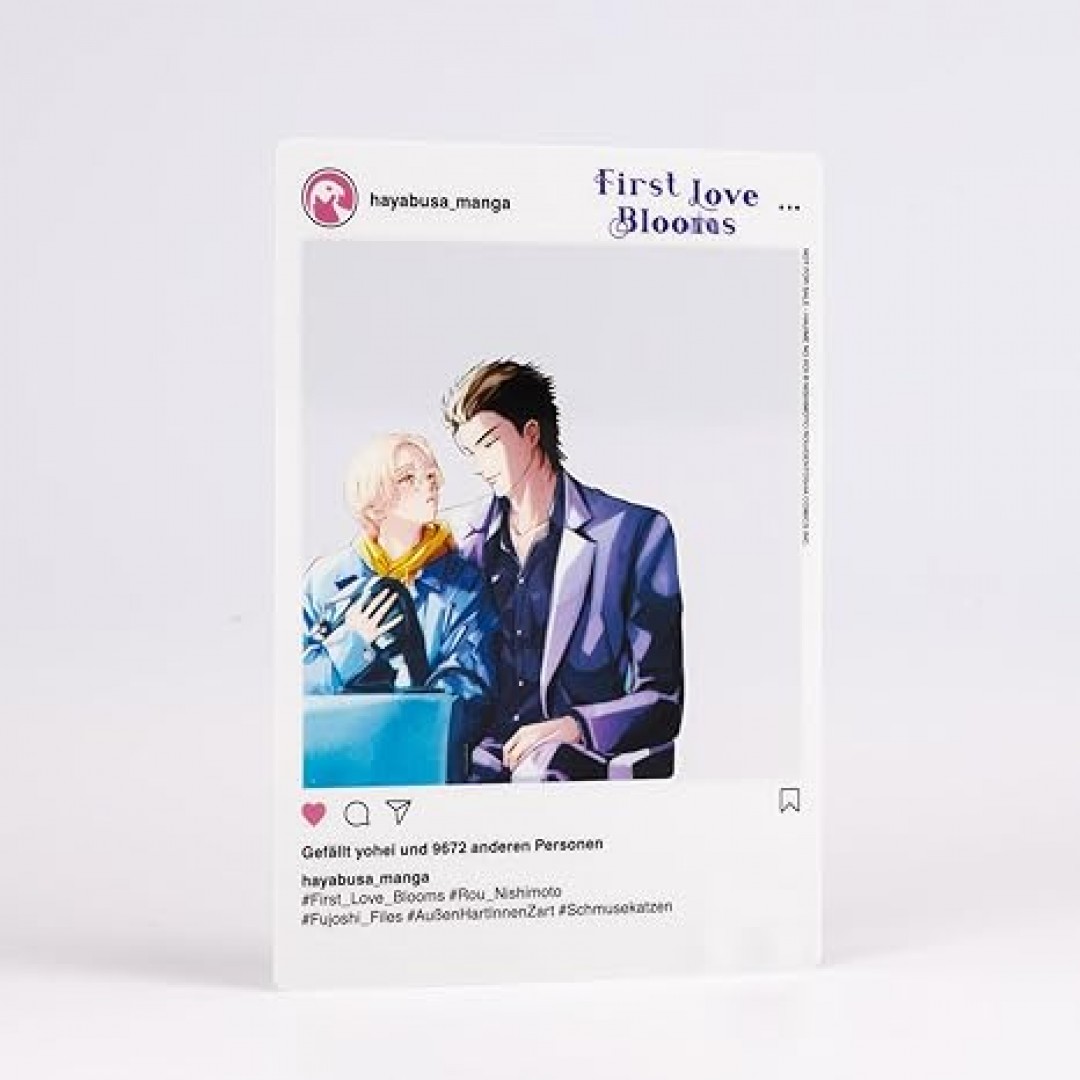 First Love Blooms: Feinfühliger Yaoi-Manga über einen Yakuza und seine erste Liebe - Mit hochwertiger SNS Card in der 1. Auflage