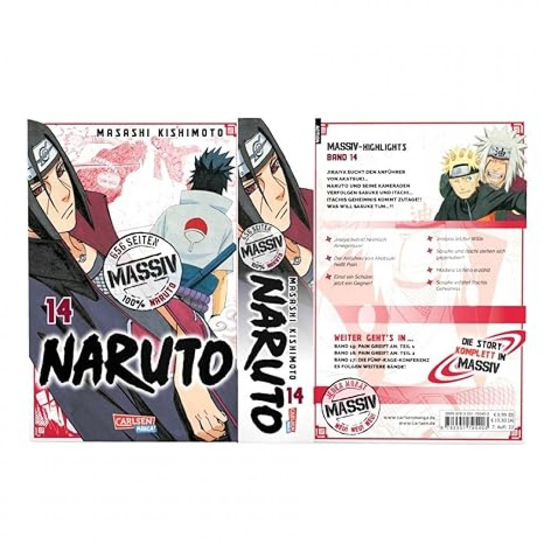 Naruto Massiv 14: Die Originalserie als umfangreiche Sammelbandausgabe! Naruto Massiv 14: Die Originalserie als umfangreiche Sammelbandausgabe!