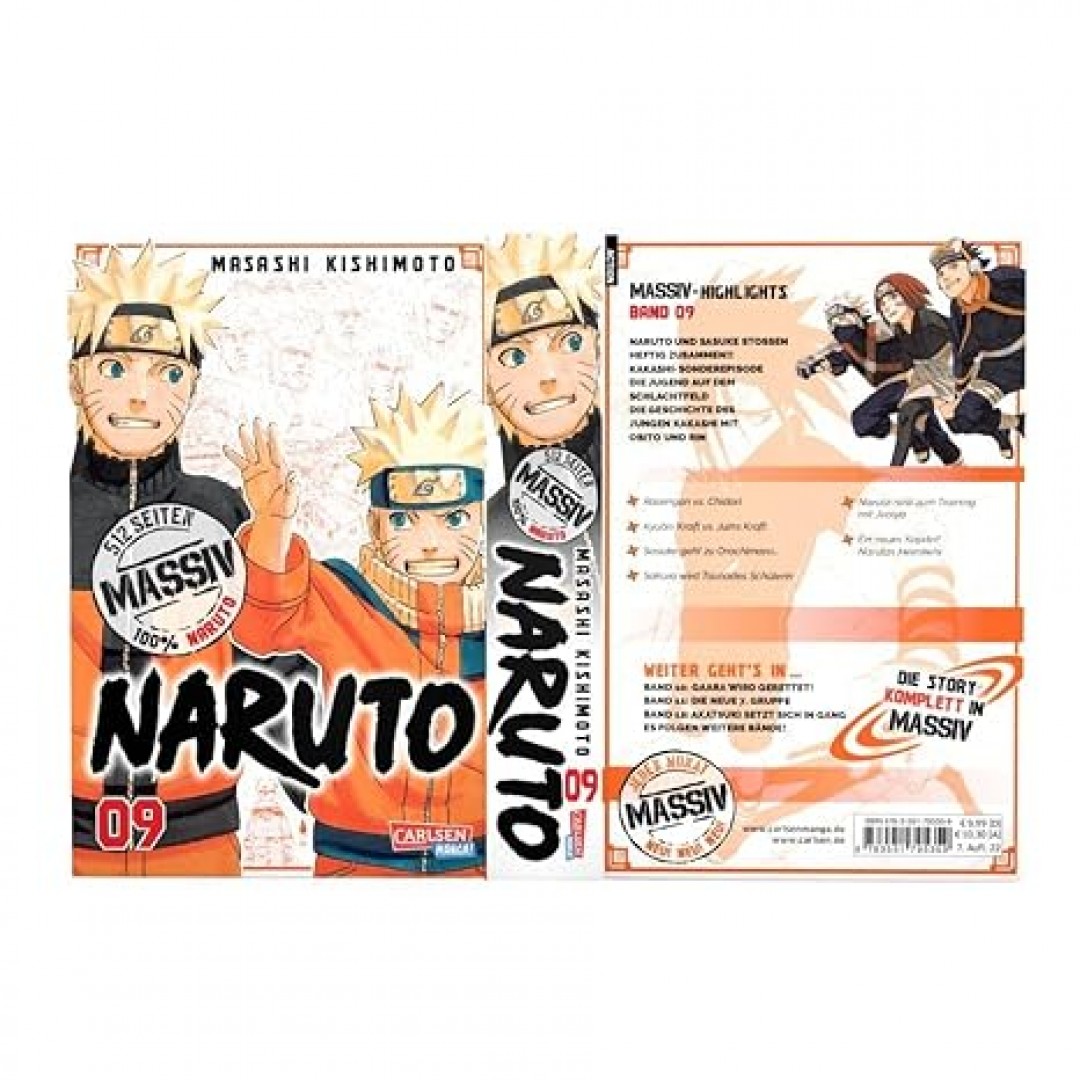 Naruto Massiv 9: Die Originalserie als umfangreiche Sammelbandausgabe! Naruto Massiv 9: Die Originalserie als umfangreiche Sammelbandausgabe!