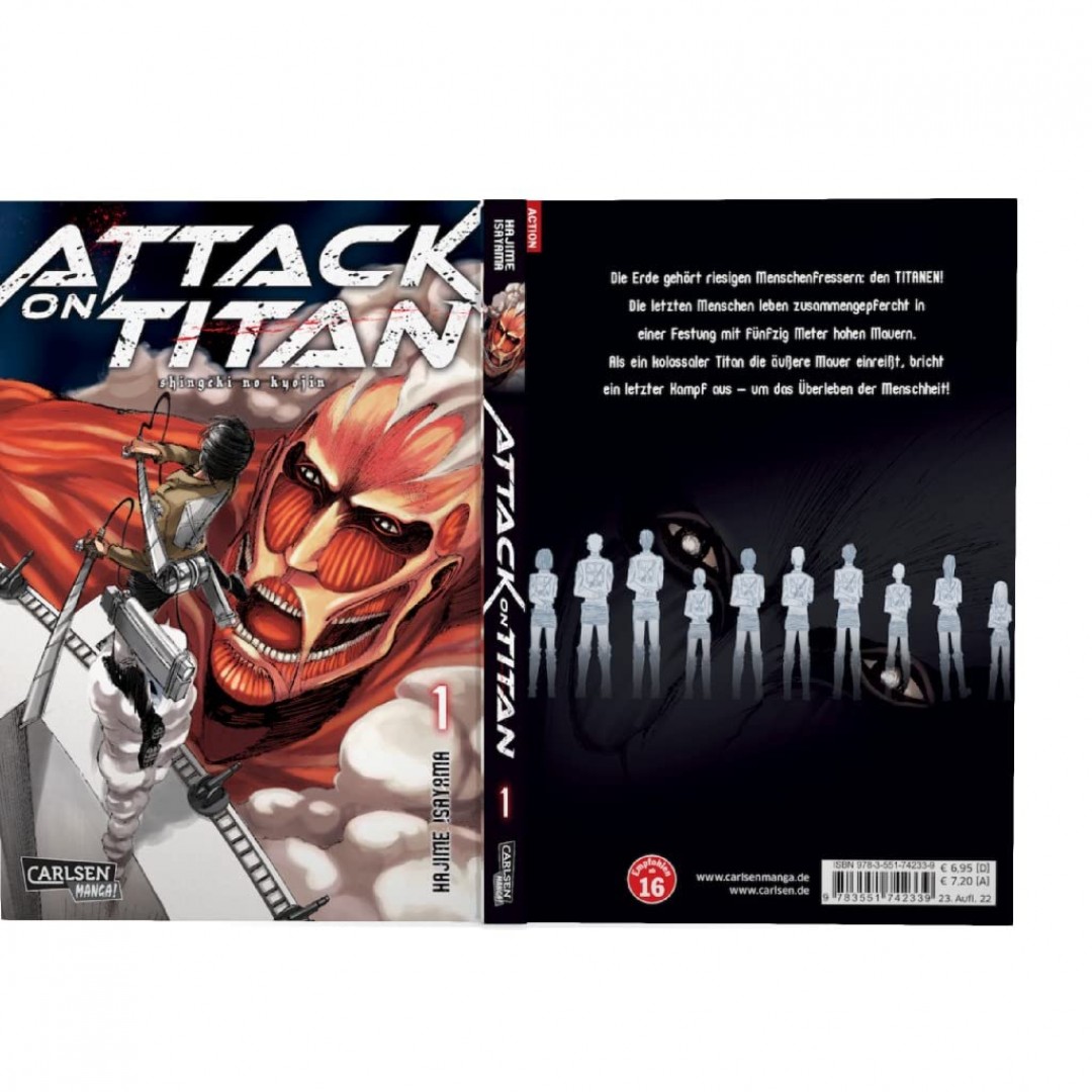 Attack on Titan 1: Atemberaubende Fantasy-Action im Kampf gegen grauenhafte Titanen Attack on Titan 1: Atemberaubende Fantasy-Action im Kampf gegen grauenhafte Titanen