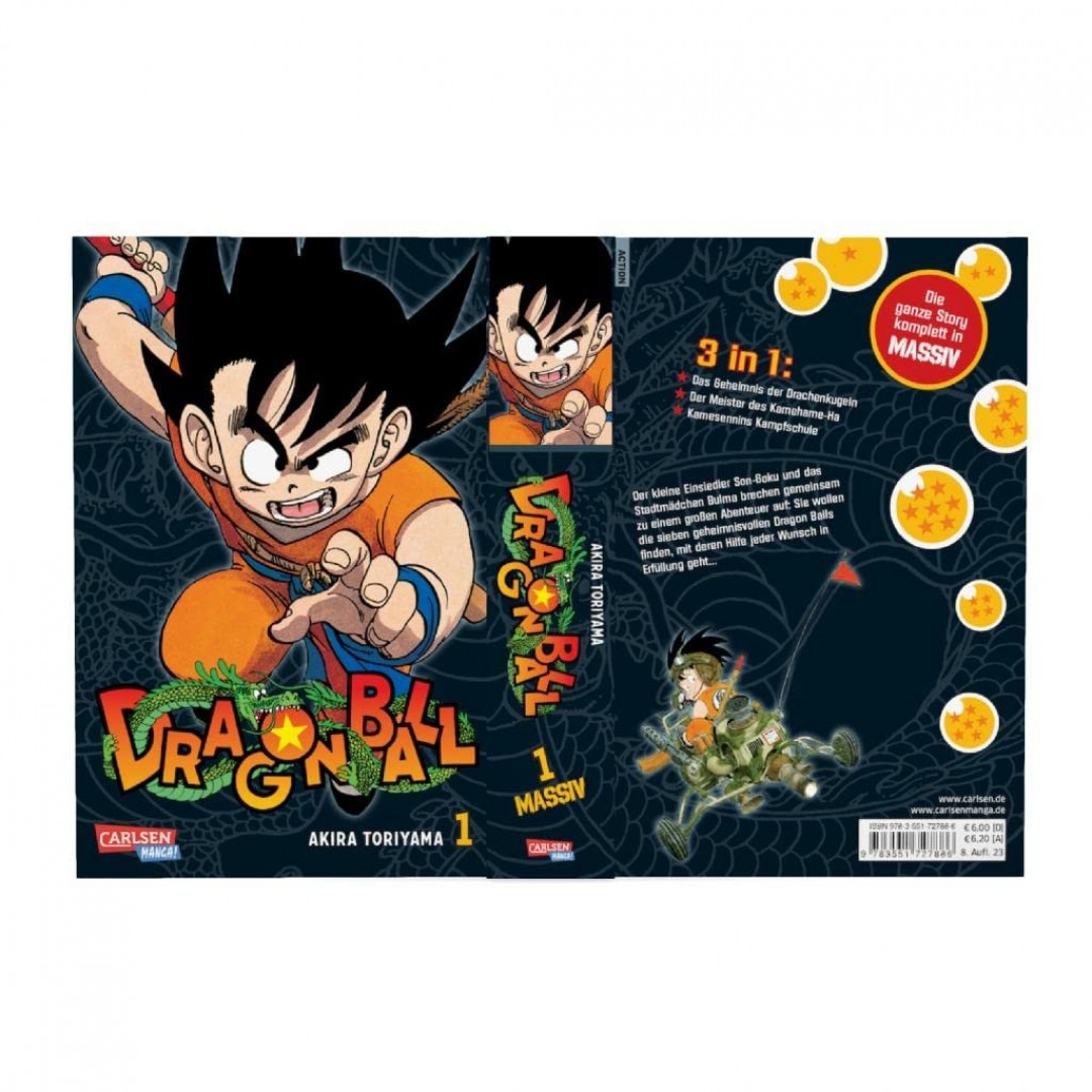Dragon Ball Massiv 1: Die kultige Action-Manga-Serie für Jungen und Mädchen ab 10 Jahren als 3-in-1-Edition in größerem Format Dragon Ball Massiv 1: Die kultige Action-Manga-Serie für Jungen und Mädchen ab 10 Jahren als 3-in-1-Edition in größerem Format