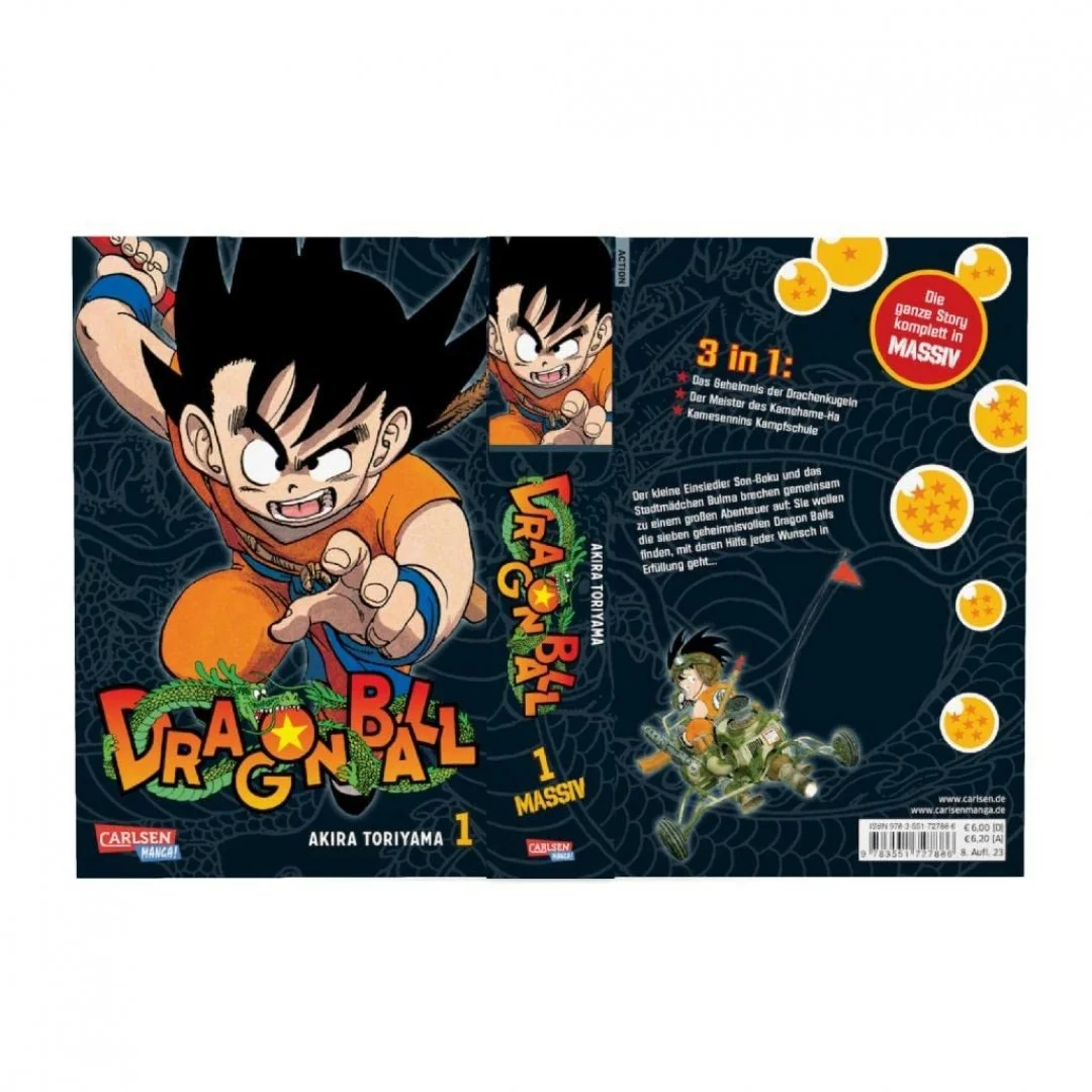 Dragon Ball Massiv 1: Die kultige Action-Manga-Serie für Jungen und Mädchen ab 10 Jahren als 3-in-1-Edition in größerem Format Dragon Ball Massiv 1: Die kultige Action-Manga-Serie für Jungen und Mädchen ab 10 Jahren als 3-in-1-Edition in größerem Format