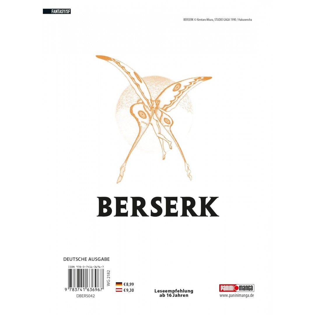 Berserk 42: Das actiongeladene und genredefinierende Dark-Fantasy-Epos von Kentaro Miura Berserk 42: Das actiongeladene und genredefinierende Dark-Fantasy-Epos von Kentaro Miura