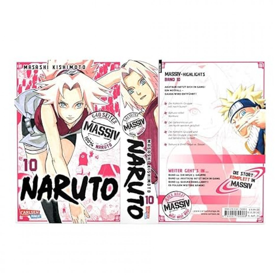 Naruto Massiv 10: Die Originalserie als umfangreiche Sammelbandausgabe! Naruto Massiv 10: Die Originalserie als umfangreiche Sammelbandausgabe!