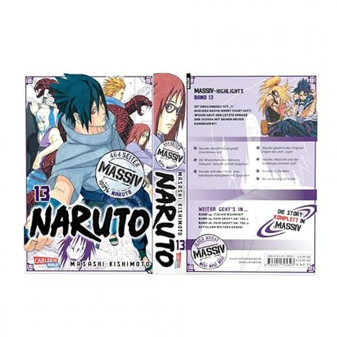 Naruto Massiv 13: Die Originalserie als umfangreiche Sammelbandausgabe! Naruto Massiv 13: Die Originalserie als umfangreiche Sammelbandausgabe!