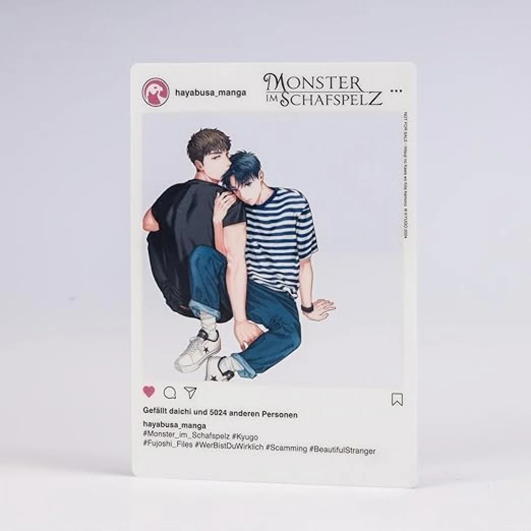Monster im Schafspelz 1: Boys-Love-Serie ab 18 über einen mysteriösen Liebhaber mit dunkler Vergangenheit – mit hochwertiger SNS Card in der 1. Auflage! Monster im Schafspelz 1: Boys-Love-Serie ab 18 über einen mysteriösen Liebhaber mit dunkler Vergangenheit – mit hochwertiger SNS Card in der 1. Auflage!