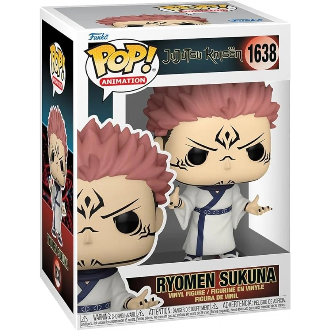 Funko Pop! Animation: JJK - Sukuna - Jujutsu Kaisen - Vinyl-Sammelfigur - Geschenkidee - Offizielle Handelswaren - Spielzeug Für Kinder und Erwachsene - Anime Fans - Modellfigur Für Sammler