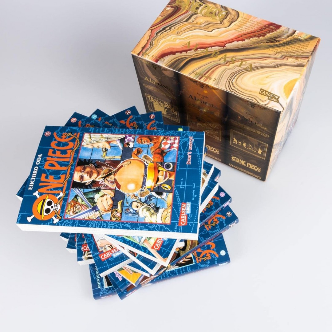 One Piece Sammelschuber 2: Alabasta (inklusive Band 13–23): Piraten, Abenteuer und der größte Schatz der Welt! One Piece Sammelschuber 2: Alabasta (inklusive Band 13–23): Piraten, Abenteuer und der größte Schatz der Welt!