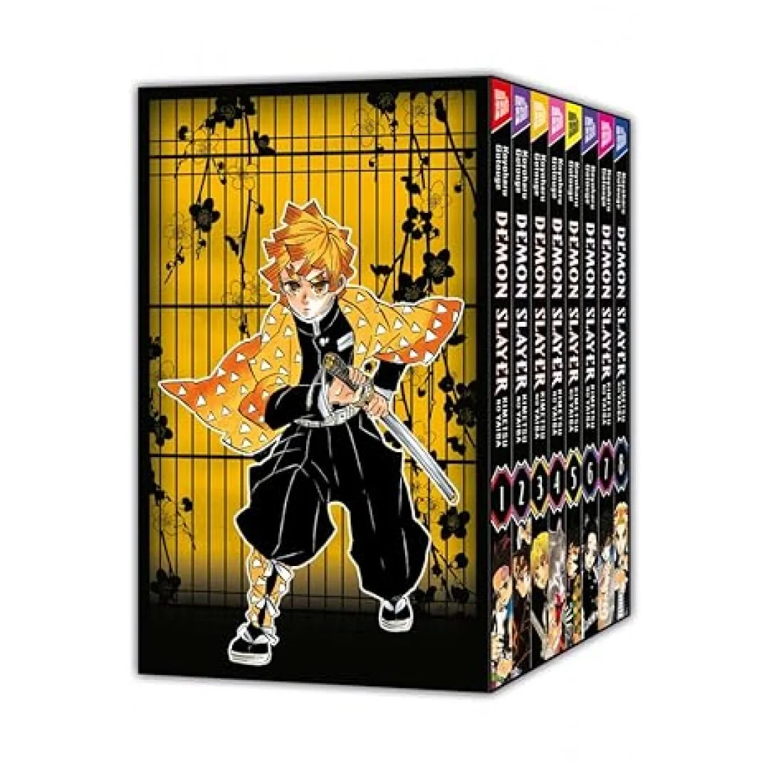 Demon Slayer - Kimetsu no Yaiba 1-8 mit Sammelschuber Demon Slayer - Kimetsu no Yaiba 1-8 mit Sammelschuber