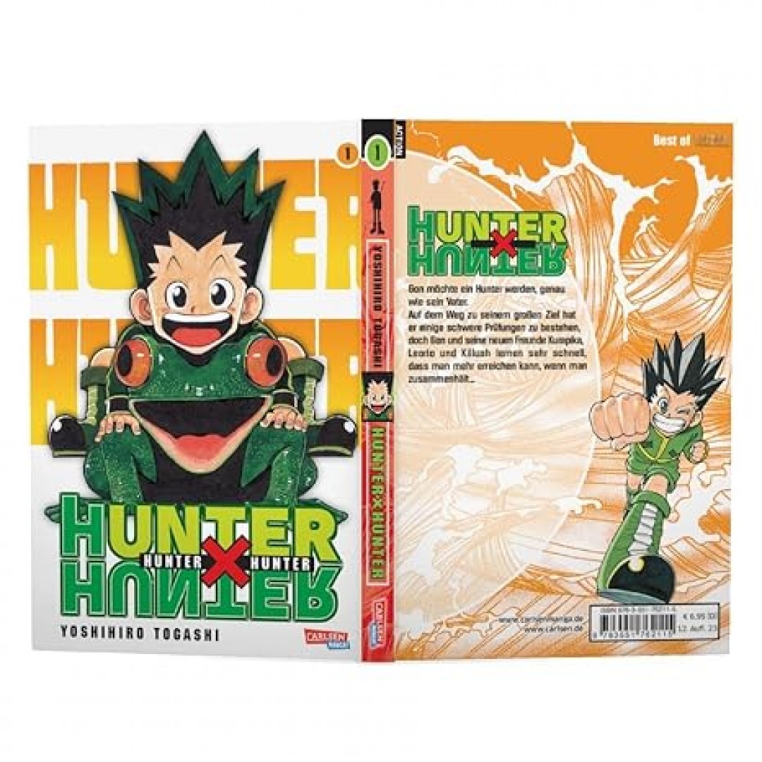 Hunter X Hunter 1: Action-Manga-Serie ab 12 Jahren über einen jungen Abenteurer auf geheimnisvollen Expeditionen Hunter X Hunter 1: Action-Manga-Serie ab 12 Jahren über einen jungen Abenteurer auf geheimnisvollen Expeditionen