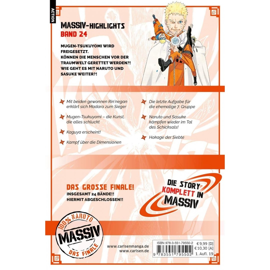 Naruto Massiv 24: Die Originalserie als umfangreiche Sammelbandausgabe! Naruto Massiv 24: Die Originalserie als umfangreiche Sammelbandausgabe!