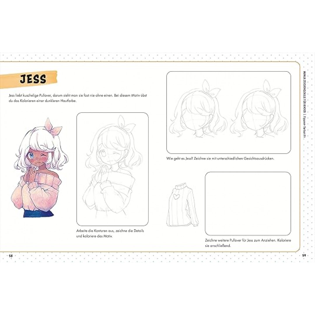 Manga-Zeichenschule für Kinder Übungsbuch: Mit gezieltem Training Schritt für Schritt zum Mangaka Manga-Zeichenschule für Kinder Übungsbuch: Mit gezieltem Training Schritt für Schritt zum Mangaka