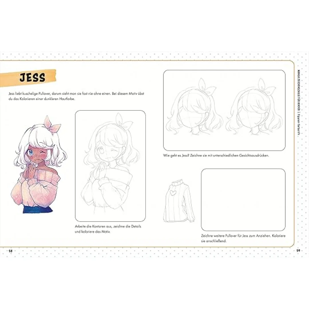 Manga-Zeichenschule für Kinder Übungsbuch: Mit gezieltem Training Schritt für Schritt zum Mangaka Manga-Zeichenschule für Kinder Übungsbuch: Mit gezieltem Training Schritt für Schritt zum Mangaka