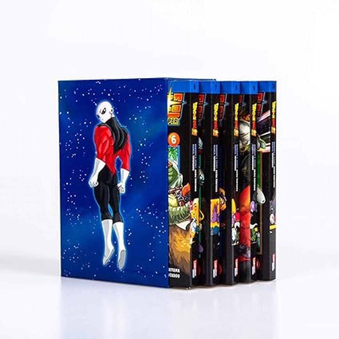 Dragon Ball Super Bände 6-10 im Sammelschuber mit Extra: Die Fortsetzung der Action-Manga-Serie ab 10 Jahren über epische Schlachten und kosmische Abenteuer Dragon Ball Super Bände 6-10 im Sammelschuber mit Extra: Die Fortsetzung der Action-Manga-Serie ab 10 Jahren über epische Schlachten und kosmische Abenteuer