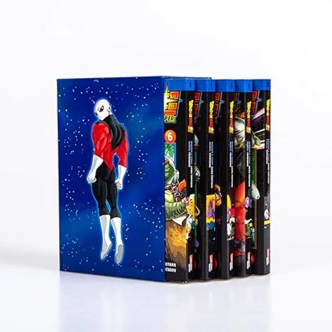 Dragon Ball Super Bände 6-10 im Sammelschuber mit Extra: Die Fortsetzung der Action-Manga-Serie ab 10 Jahren über epische Schlachten und kosmische Abenteuer Dragon Ball Super Bände 6-10 im Sammelschuber mit Extra: Die Fortsetzung der Action-Manga-Serie ab 10 Jahren über epische Schlachten und kosmische Abenteuer