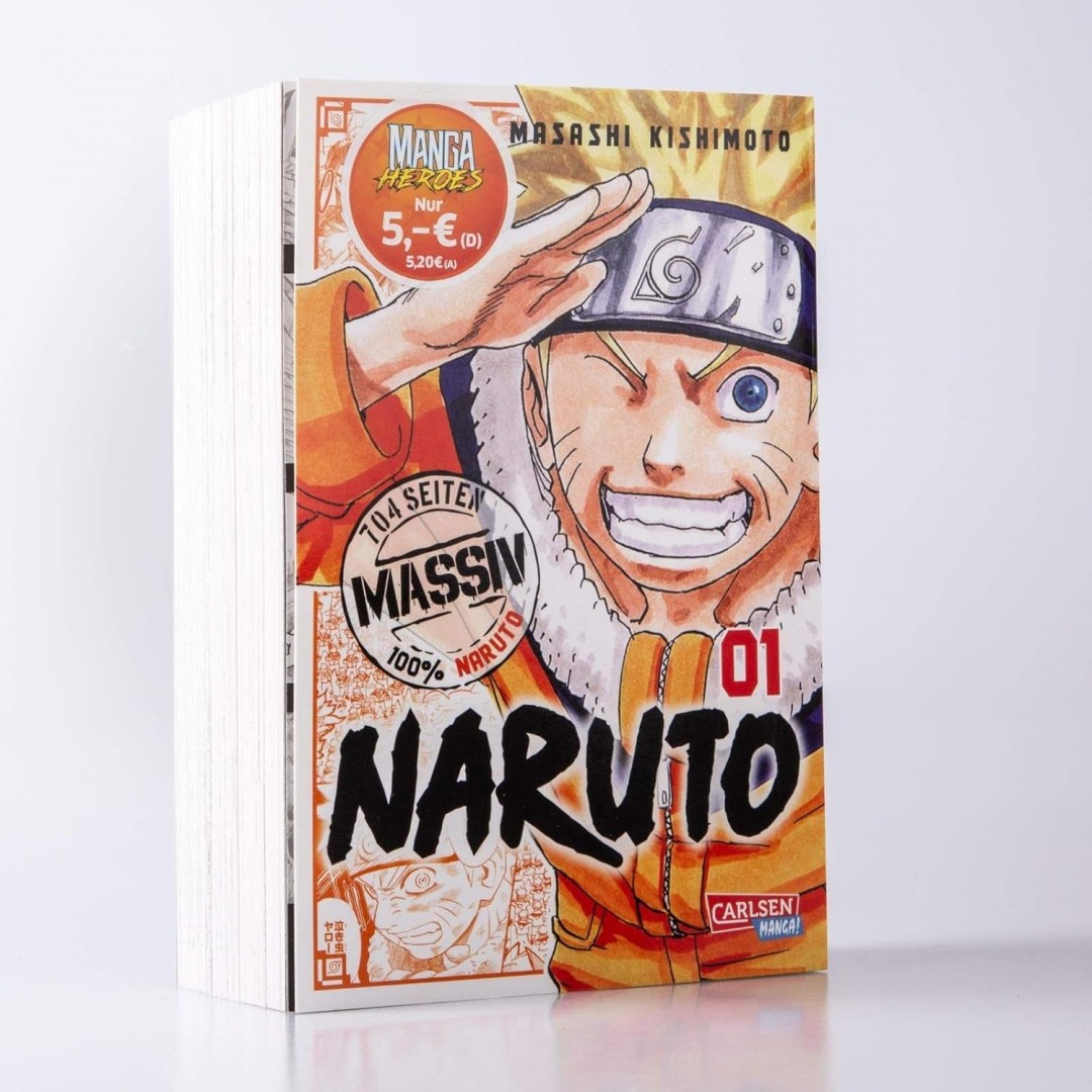 Naruto Massiv 1: Die Originalserie als umfangreiche Sammelbandausgabe! Naruto Massiv 1: Die Originalserie als umfangreiche Sammelbandausgabe!