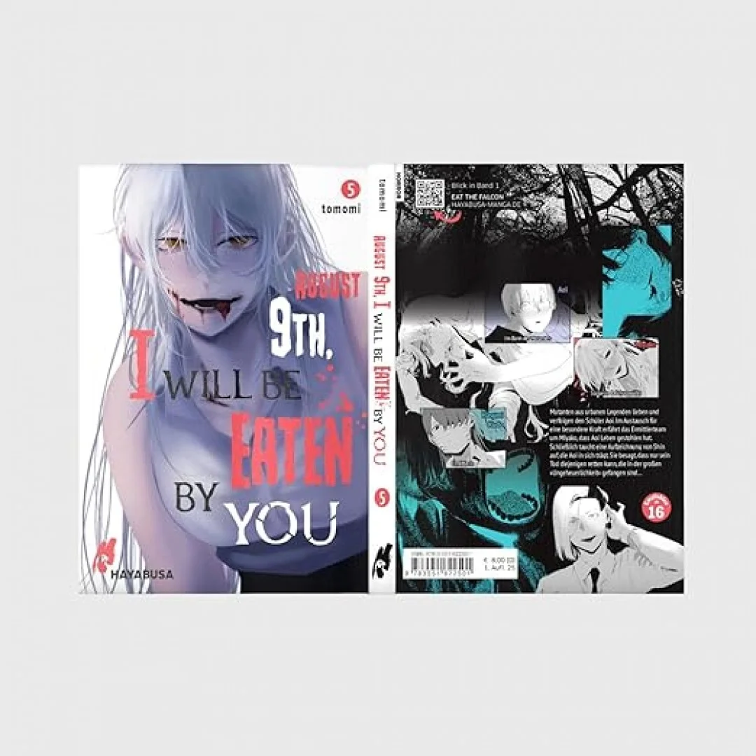August 9th, I will be eaten by you 5: Blutiger Body-Horror-Manga über einen Schüler und seine hungrigen Monster-Stalkerinnen! August 9th, I will be eaten by you 5: Blutiger Body-Horror-Manga über einen Schüler und seine hungrigen Monster-Stalkerinnen!