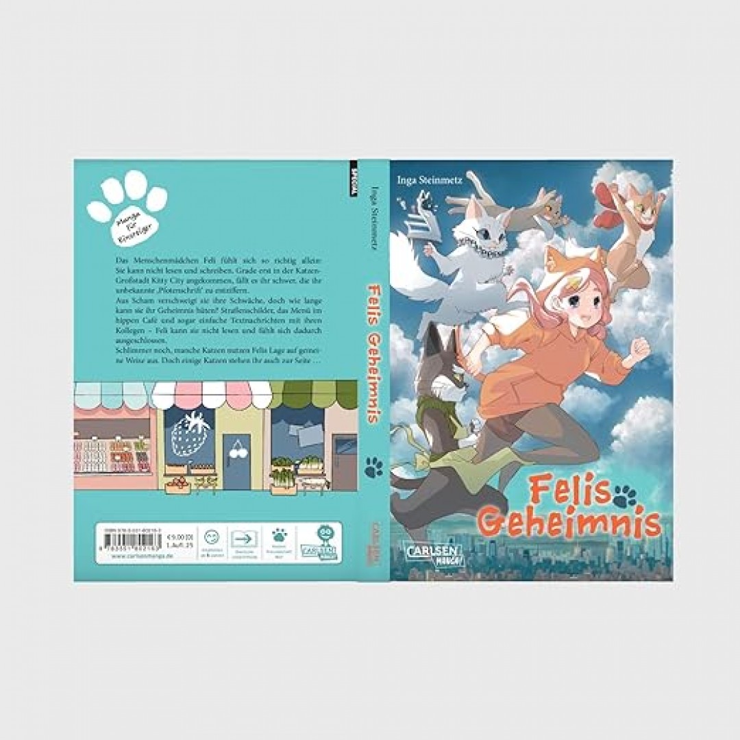 Felis Geheimnis: Empowernder Manga über Mut, Freundschaft und den Umgang mit Leseschwäche in einer fantasievollen Katzenwelt – komplett in Farbe! Felis Geheimnis: Empowernder Manga über Mut, Freundschaft und den Umgang mit Leseschwäche in einer fantasievollen Katzenwelt – komplett in Farbe!
