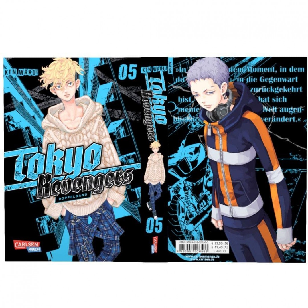 Tokyo Revengers: Doppelband-Edition 5: Enthält die Bände 9 und 10 des japanischen Originals | Zeitreisen und ein ungeklärter Mordfall – der Bestsellermanga zum Animehit als Doppelband-Edition! Tokyo Revengers: Doppelband-Edition 5: Enthält die Bände 9 und 10 des japanischen Originals | Zeitreisen und ein ungeklärter Mordfall – der Bestsellermanga zum Animehit als Doppelband-Edition!