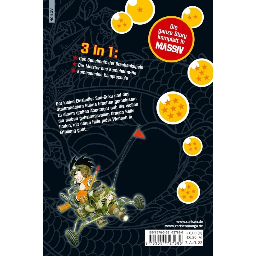 Dragon Ball Massiv 1: Die kultige Action-Manga-Serie für Jungen und Mädchen ab 10 Jahren als 3-in-1-Edition in größerem Format Dragon Ball Massiv 1: Die kultige Action-Manga-Serie für Jungen und Mädchen ab 10 Jahren als 3-in-1-Edition in größerem Format