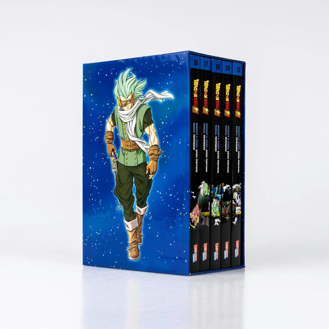 Dragon Ball Super, Bände 16-20 im Sammelschuber mit Extra: Neue Storys aus dem DRAGON BALL-Universum in praktischer Sammelbox