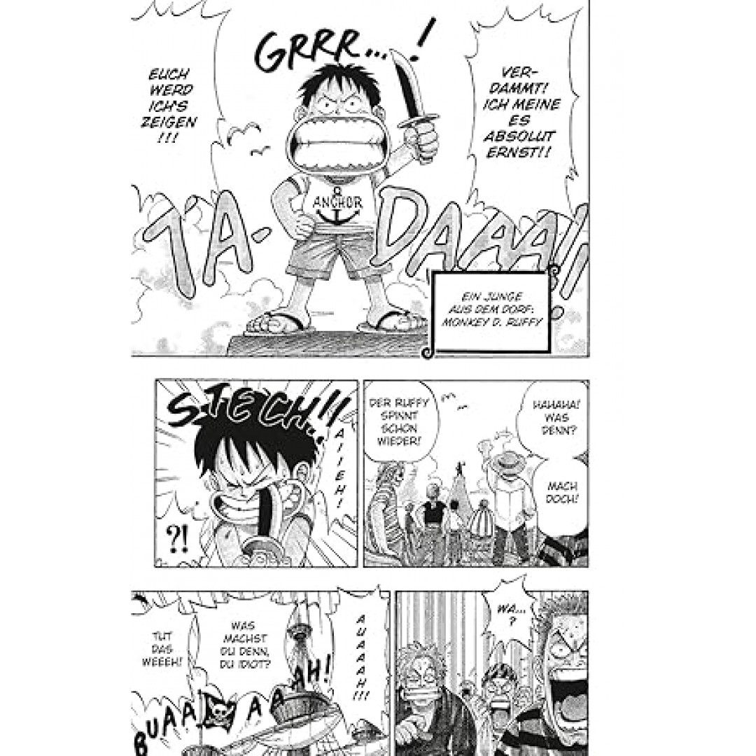 One Piece 1: Action-Manga-Bestsellerserie ab 10 Jahren über eine Gruppe Strohhut-Piraten auf der Suche nach dem größten Schatz der Welt One Piece 1: Action-Manga-Bestsellerserie ab 10 Jahren über eine Gruppe Strohhut-Piraten auf der Suche nach dem größten Schatz der Welt