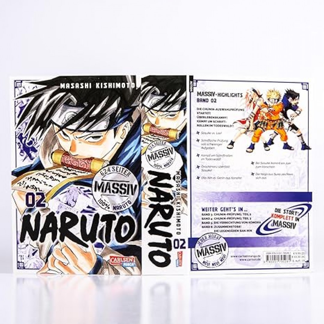 Naruto Massiv 2: Die Originalserie als umfangreiche Sammelbandausgabe! Naruto Massiv 2: Die Originalserie als umfangreiche Sammelbandausgabe!