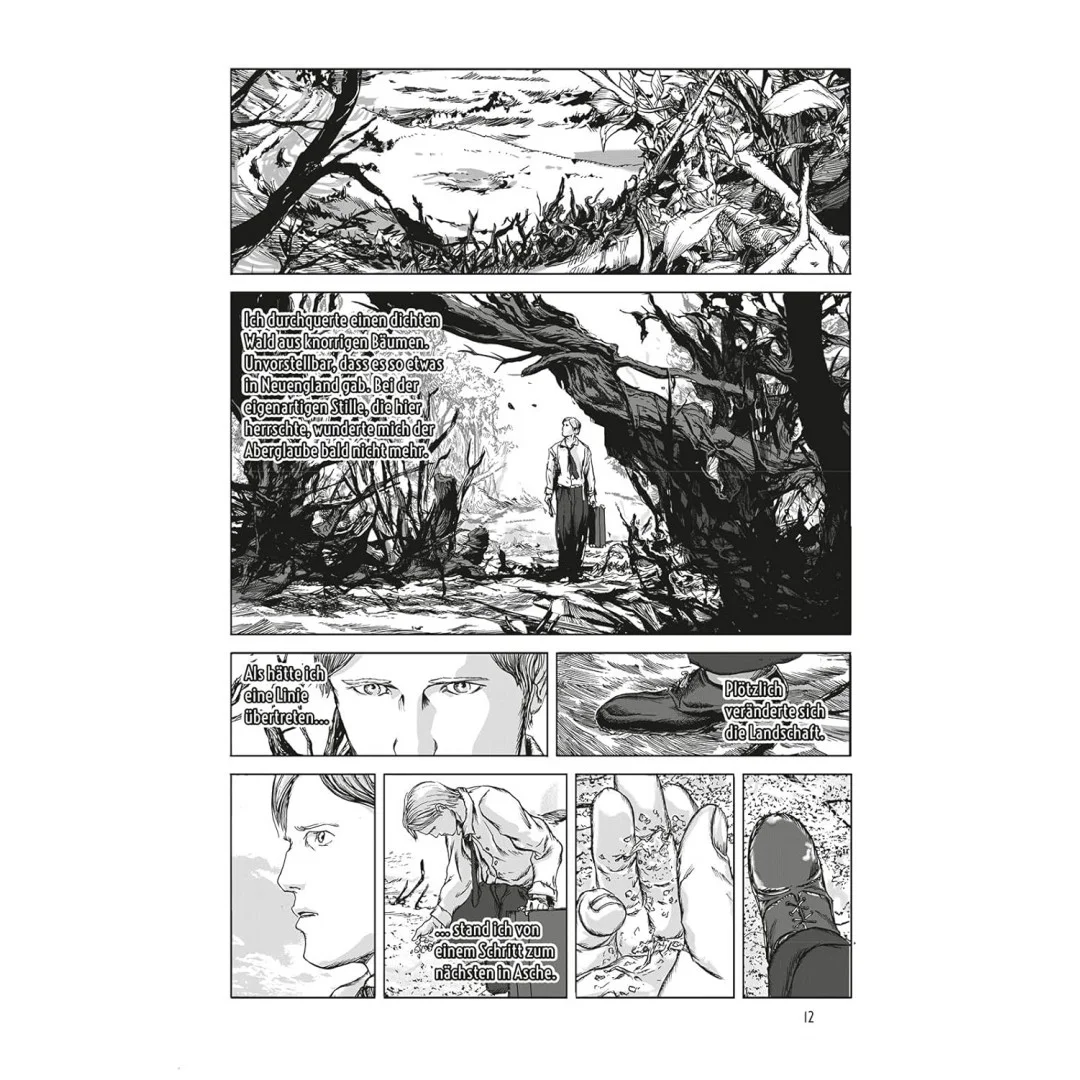 H.P. Lovecraft Manga: Die Farbe aus dem All: Manga-Adaption des Horrorklassikers über einen mysteriösen Meteoriten, der eine kleine Ortschaft heimsucht H.P. Lovecraft Manga: Die Farbe aus dem All: Manga-Adaption des Horrorklassikers über einen mysteriösen Meteoriten, der eine kleine Ortschaft heimsucht