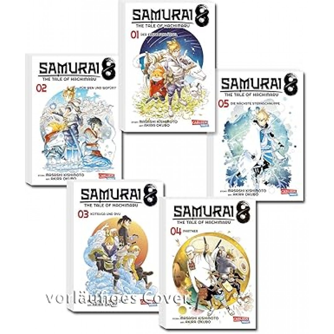 Samurai8 Komplettpack 1-5: The Tale of Hachimaru | Futuristische Manga-Action des Naruto-Schöpfers (Samurai8: The Tale of Hachimaruden) Samurai8 Komplettpack 1-5: The Tale of Hachimaru | Futuristische Manga-Action des Naruto-Schöpfers (Samurai8: The Tale of Hachimaruden)