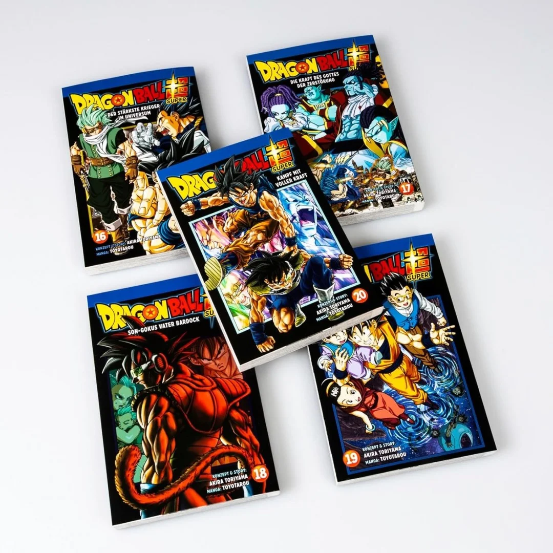 Dragon Ball Super, Bände 16-20 im Sammelschuber mit Extra: Neue Storys aus dem DRAGON BALL-Universum in praktischer Sammelbox