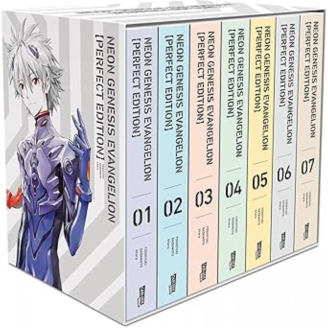 Neon Genesis Evangelion – Perfect Edition, Bände 1-7 im Sammelschuber mit Extras: Neue Edition in 7 Sammelbänden des Mecha-Klassikers Neon Genesis Evangelion – Perfect Edition, Bände 1-7 im Sammelschuber mit Extras: Neue Edition in 7 Sammelbänden des Mecha-Klassikers
