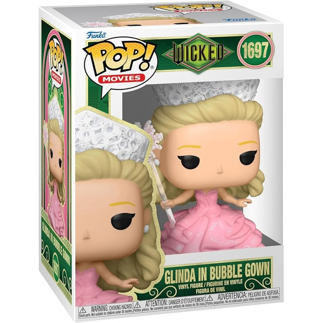Funko Pop! Movies: Wicked - Glinda in Bubble Gown - Vinyl-Sammelfigur - Geschenkidee - Offizielle Handelswaren - Spielzeug Für Kinder und Erwachsene - Movies Fans - Modellfigur Für Sammler und Display Funko Pop! Movies: Wicked - Glinda in Bubble Gown - Vinyl-Sammelfigur - Geschenkidee - Offizielle Handelswaren - Spielzeug Für Kinder und Erwachsene - Movies Fans - Modellfigur Für Sammler und Display