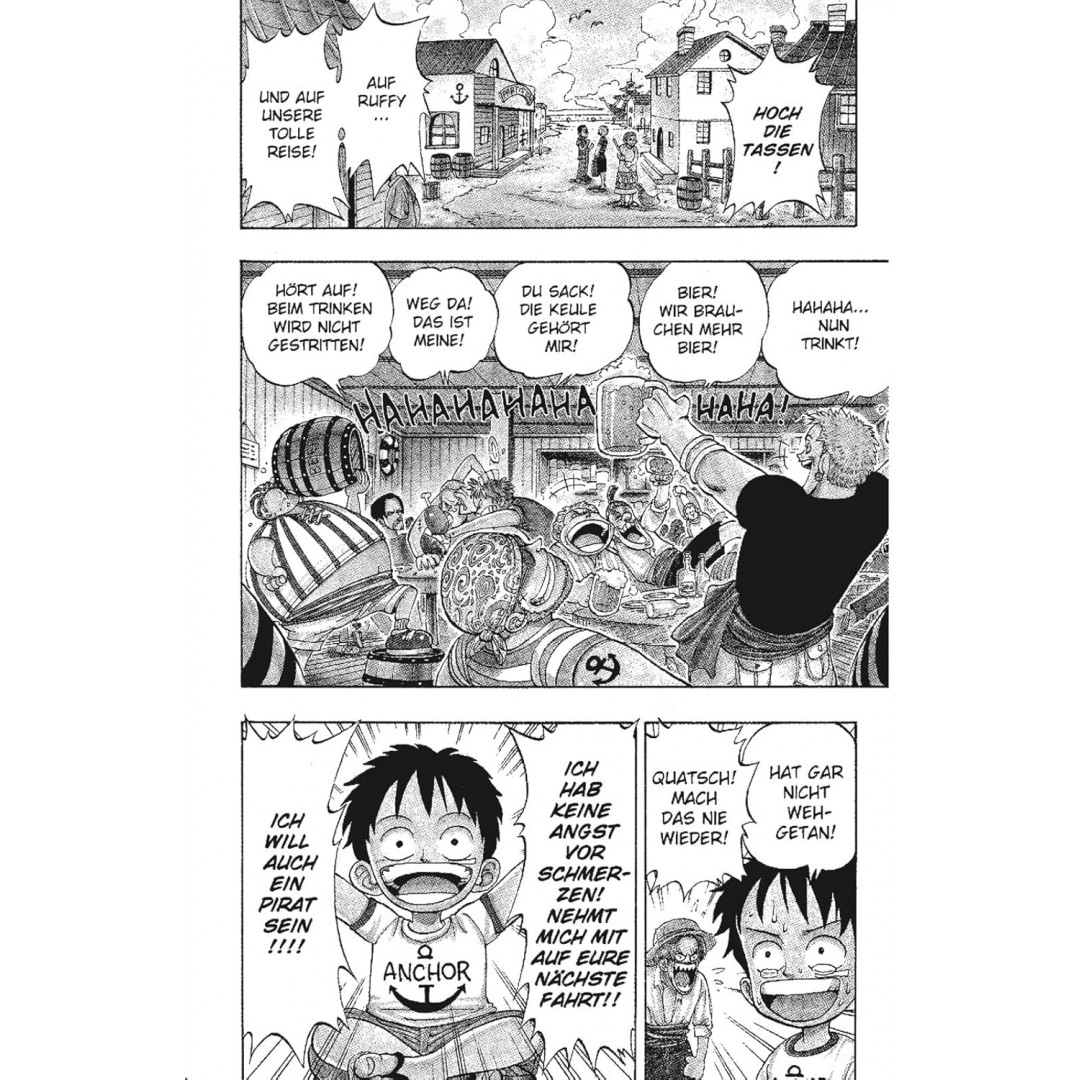 One Piece 1: Action-Manga-Bestsellerserie ab 10 Jahren über eine Gruppe Strohhut-Piraten auf der Suche nach dem größten Schatz der Welt One Piece 1: Action-Manga-Bestsellerserie ab 10 Jahren über eine Gruppe Strohhut-Piraten auf der Suche nach dem größten Schatz der Welt