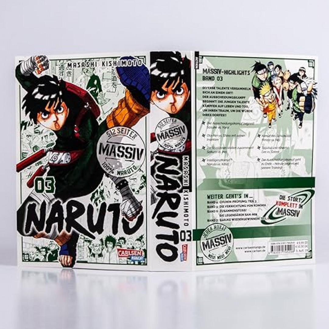 Naruto Massiv 3: Die Originalserie als umfangreiche Sammelbandausgabe! Naruto Massiv 3: Die Originalserie als umfangreiche Sammelbandausgabe!