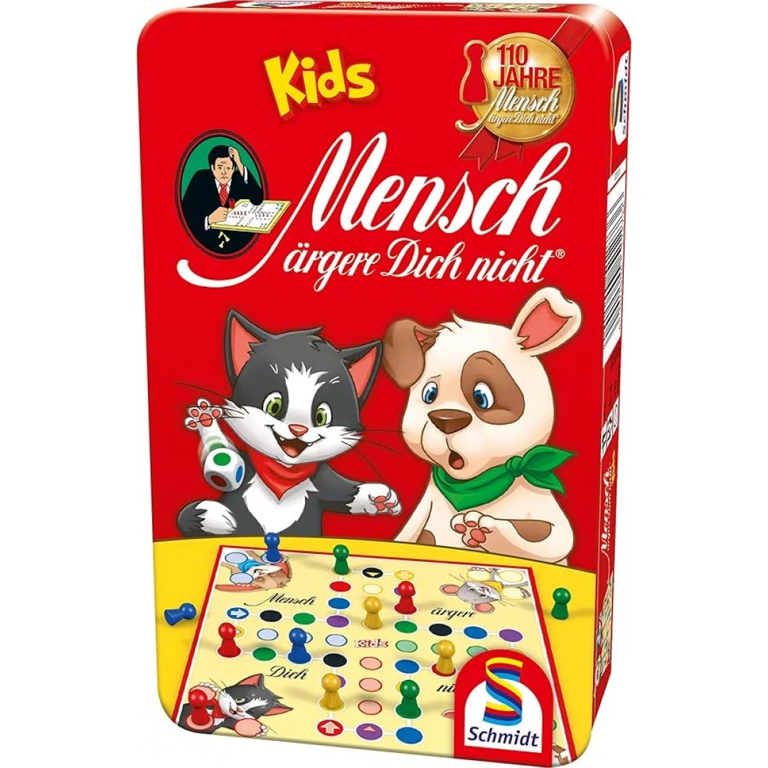 Schmidt Sp 51273 Mensch ärgere Dich Nicht Kids, Bring Mich mit Spiel in der Metalldose