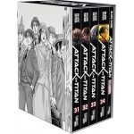 Attack on Titan, Bände 31-34 im Sammelschuber mit Extra: Fantasy-Action-Manga ab 16 Jahren über den Kampf gegen menschenfressende Titanen Attack on Titan, Bände 31-34 im Sammelschuber mit Extra: Fantasy-Action-Manga ab 16 Jahren über den Kampf gegen menschenfressende Titanen