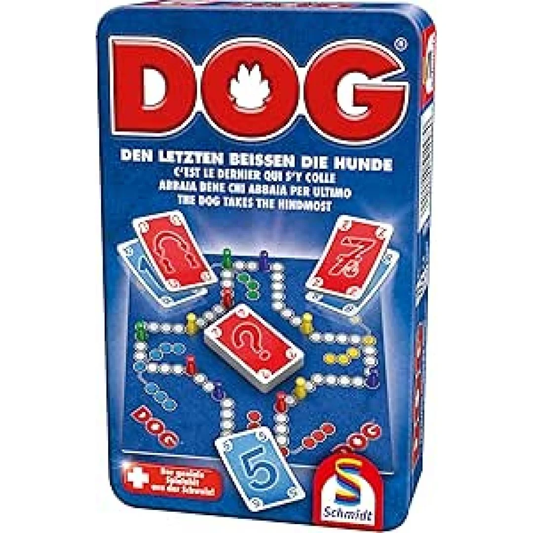 Schmidt Spiele 51428 Dog, Bring Mich mit Spiel in der Metalldose, bunt Schmidt Spiele 51428 Dog, Bring Mich mit Spiel in der Metalldose, bunt