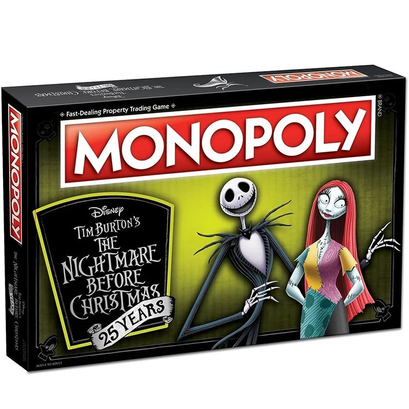 The Nightmare Before Christmas Jack Skellington Sally Brettspiel Party Halloween Spielzeug Xmas Geschenk