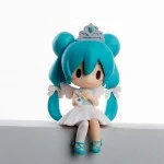 7cm Anime Hatsune Miku Figur sitzen Serie 15. Jubiläum niedlichen Modell Spielzeug