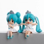 7cm anime Hatsune Miku figure sit series 15th anniversary cute model toy