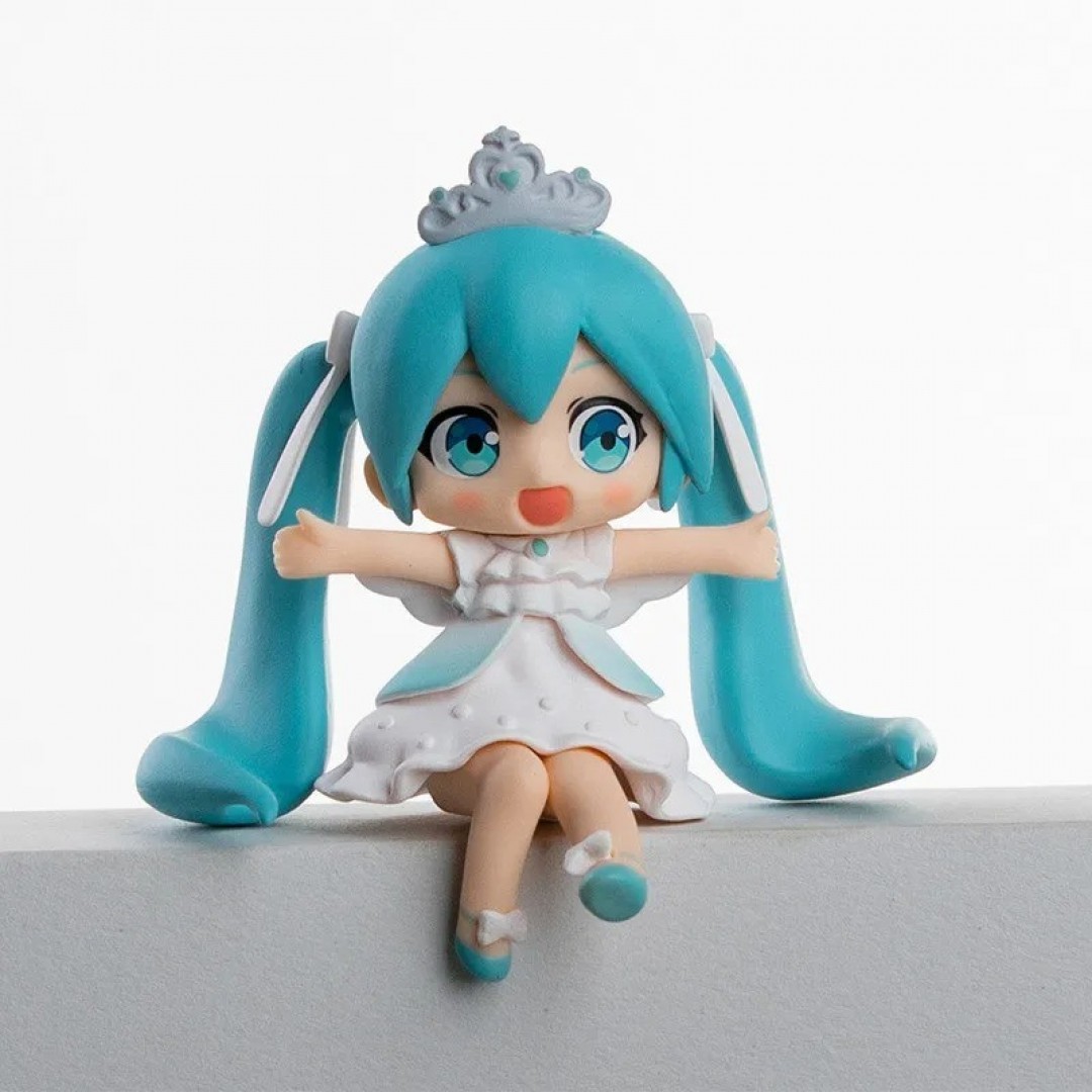 7cm Anime Hatsune Miku Figur sitzen Serie 15. Jubiläum niedlichen Modell Spielzeug