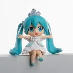 7cm Anime Hatsune Miku Figur sitzen Serie 15. Jubiläum niedlichen Modell Spielzeug