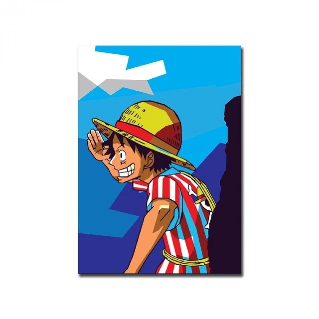 One Piece Anime Poster ein Stück abstrakte japanische Comic-Rolle Cartoon Bilder HD-Druck auf Leinwand moderne Home Wohnzimmer Wand dekoration