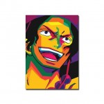 One Piece Anime Poster ein Stück abstrakte japanische Comic-Rolle Cartoon Bilder HD-Druck auf Leinwand moderne Home Wohnzimmer Wand dekoration