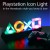 Playstation Z890845 PP4140PS Button Symbol Lamp With Colour Changing Function, Multicoloured, Single, multicoloured 