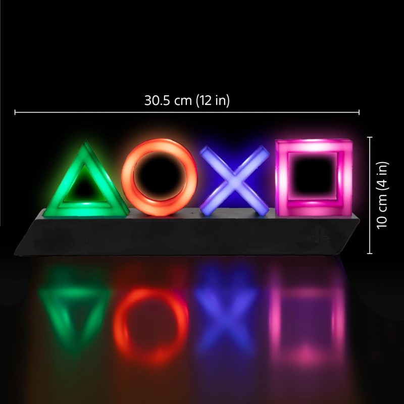 PlayStation -Tastensymbollampe mit Farbwechslerfunktion, mehrfarbiger, einzelner, mehrfarbiger