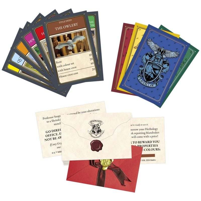 Monopoly Harry Potter Edition Brettspiel | Ein magisches Abenteuer bei Hogwarts | Alter 8 und up | 2 bis 6 Spieler | Familienspiele | Geschenke für Kinder und Erwachsene