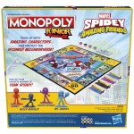 Hasbro Gaming Monopoly Junior: Marvel Spidey and His Amazing Friends Edition Board Game for Kids Ages 5+, with Artwork from The Animated Series, Kids Board Games