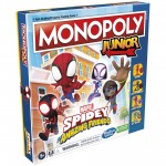 Hasbro Gaming Monopoly Junior: Marvel Spidey und seine Amazing Friends Edition -Brettspiel für Kinder ab 5 Jahren mit Kunstwerken aus der Animationsserie, Kinderbrettspiele